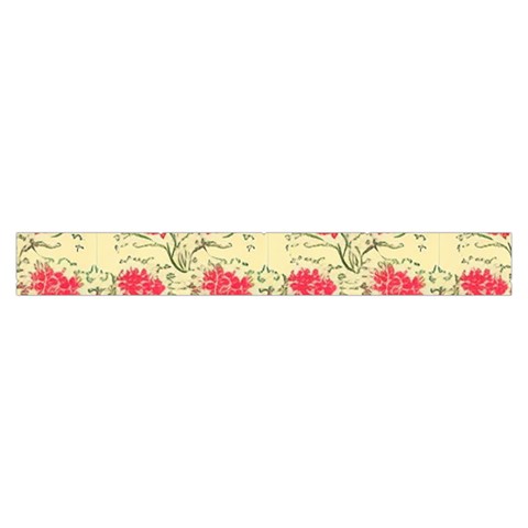 Retro 1880s Flowers Pattern 18 Make Up Case (Large) from ArtsNow.com Zipper Front