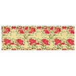 Retro 1880s Flowers Pattern 18 Banner and Sign 12  x 4 