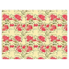 Retro 1880s Flowers Pattern 18 Two Sides Premium Plush Fleece Blanket (Baby Size) from ArtsNow.com 40 x30  Blanket Front