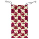 Retro 1880s Flowers Pattern 21 Jewelry Bag