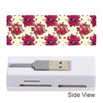 Retro 1880s Flowers Pattern 21 Memory Card Reader (Stick)