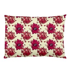 Retro 1880s Flowers Pattern 21 Pillow Case (Two Sides) from ArtsNow.com Front