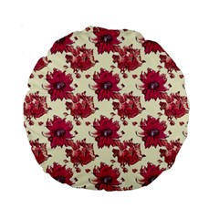 Retro 1880s Flowers Pattern 21 Standard 15  Premium Round Cushions from ArtsNow.com Front