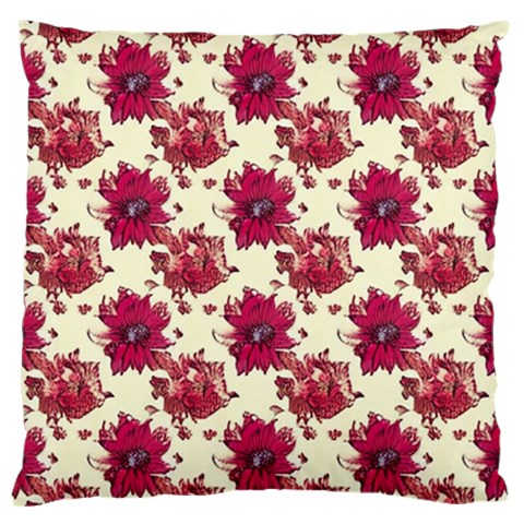 Retro 1880s Flowers Pattern 21 Standard Premium Plush Fleece Cushion Case (Two Sides) from ArtsNow.com Front