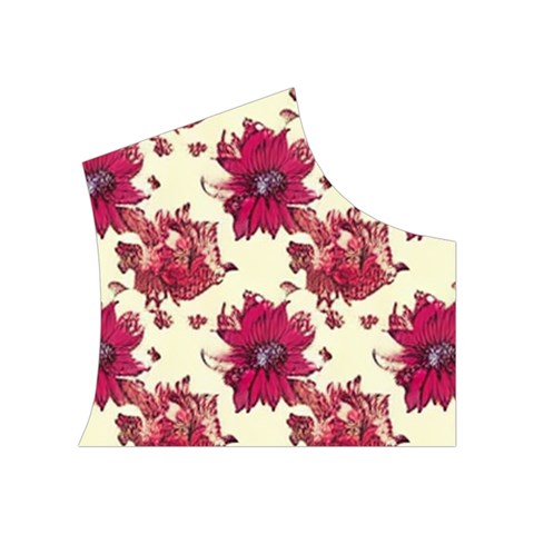 Retro 1880s Flowers Pattern 21 Women s Button Up Vest from ArtsNow.com Top Right