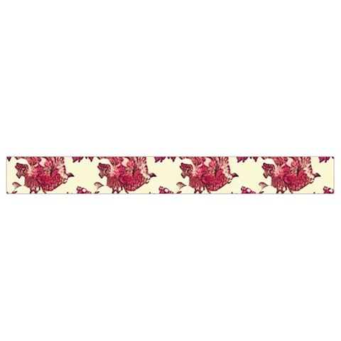 Retro 1880s Flowers Pattern 21 Waist Pouch (Small) from ArtsNow.com Bottom