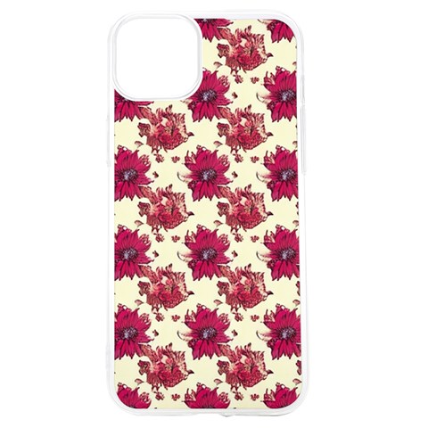 Retro 1880s Flowers Pattern 21 iPhone 15 TPU UV Print Case from ArtsNow.com Front