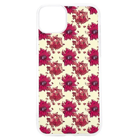 Retro 1880s Flowers Pattern 21 iPhone 15 Pro TPU UV Print Case from ArtsNow.com Front