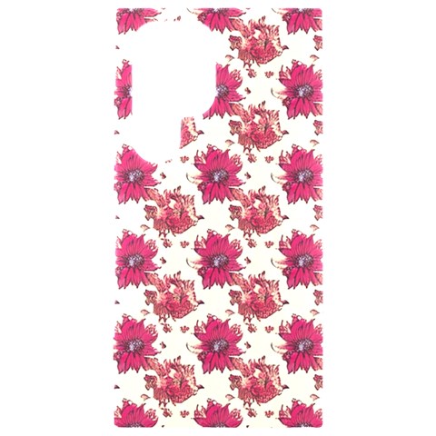 Retro 1880s Flowers Pattern 21 Samsung Galaxy S24 Ultra 6.9 Inch Black TPU UV Case from ArtsNow.com Front