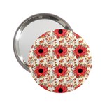 Retro 1880s Flowers Pattern 23 2.25  Handbag Mirrors