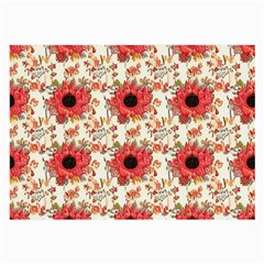 Retro 1880s Flowers Pattern 23 Large Glasses Cloth (2 Sides) from ArtsNow.com Front