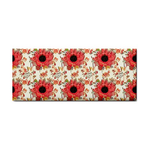 Retro 1880s Flowers Pattern 23 Hand Towel from ArtsNow.com Front