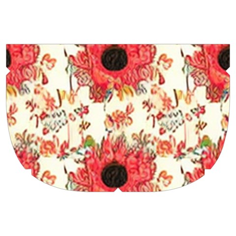 Retro 1880s Flowers Pattern 23 Make Up Case (Large) from ArtsNow.com Side Right