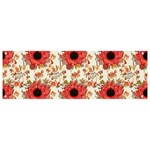 Retro 1880s Flowers Pattern 23 Banner and Sign 9  x 3 