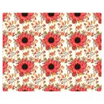 Retro 1880s Flowers Pattern 23 Premium Plush Fleece Blanket (Medium)