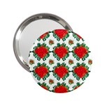 Retro 1880s Flowers Pattern 13 2.25  Handbag Mirrors