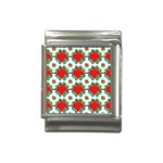 Retro 1880s Flowers Pattern 13 Italian Charm (13mm)