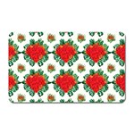 Retro 1880s Flowers Pattern 13 Magnet (Rectangular)