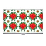 Retro 1880s Flowers Pattern 13 Business Card Holder