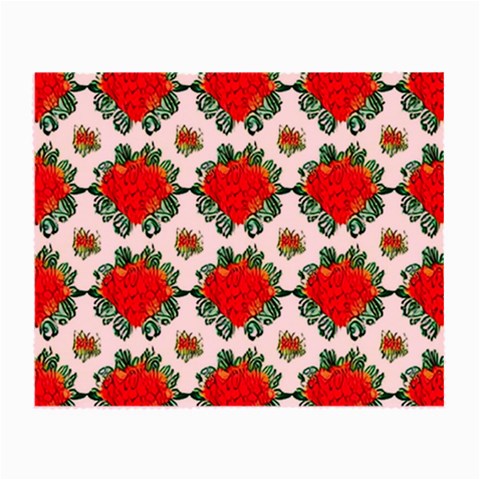 Retro 1880s Flowers Pattern 13 Small Glasses Cloth from ArtsNow.com Front