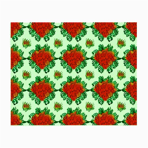 Retro 1880s Flowers Pattern 13 Small Glasses Cloth from ArtsNow.com Front