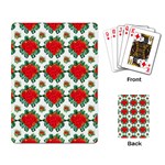 Retro 1880s Flowers Pattern 13 Playing Cards Single Design (Rectangle)