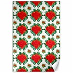 Retro 1880s Flowers Pattern 13 Canvas 24  x 36 