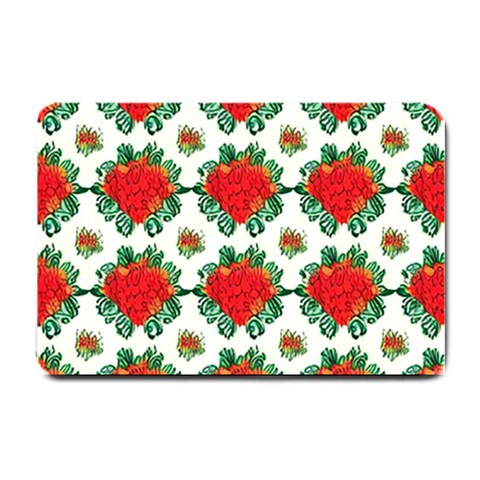 Retro 1880s Flowers Pattern 13 Small Doormat from ArtsNow.com 24 x16  Door Mat