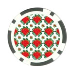 Retro 1880s Flowers Pattern 13 Poker Chip Card Guard