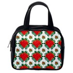 Retro 1880s Flowers Pattern 13 Classic Handbag (One Side)