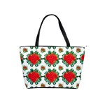 Retro 1880s Flowers Pattern 13 Classic Shoulder Handbag