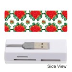 Retro 1880s Flowers Pattern 13 Memory Card Reader (Stick)