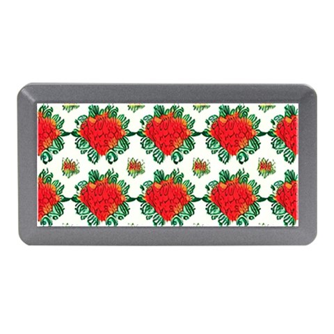 Retro 1880s Flowers Pattern 13 Memory Card Reader (Mini) from ArtsNow.com Front