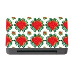 Retro 1880s Flowers Pattern 13 Memory Card Reader with CF