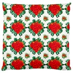 Retro 1880s Flowers Pattern 13 Large Cushion Case (One Side)