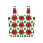 Retro 1880s Flowers Pattern 13 Full Print Recycle Bag (S)