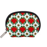 Retro 1880s Flowers Pattern 13 Accessory Pouch (Small)