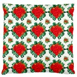 Retro 1880s Flowers Pattern 13 Standard Premium Plush Fleece Cushion Case (One Side)