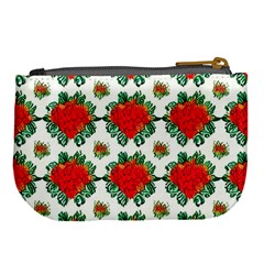 Retro 1880s Flowers Pattern 13 Large Coin Purse from ArtsNow.com Back