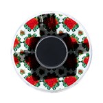 Retro 1880s Flowers Pattern 13 On-the-Go Memory Card Reader