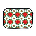 Retro 1880s Flowers Pattern 13 Apple MacBook Pro 17  Zipper Case