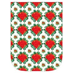 Retro 1880s Flowers Pattern 13 Waist Pouch (Large) from ArtsNow.com Front Pocket