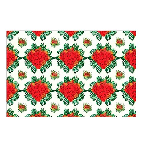 Retro 1880s Flowers Pattern 13 Waist Pouch (Large) from ArtsNow.com Loop