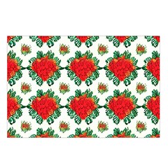 Retro 1880s Flowers Pattern 13 Waist Pouch (Large) from ArtsNow.com Loop