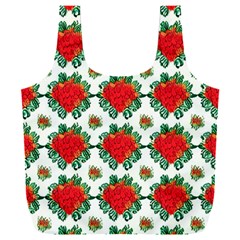 Retro 1880s Flowers Pattern 13 Full Print Recycle Bag (XXL) from ArtsNow.com Front