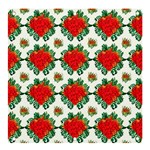 Retro 1880s Flowers Pattern 13 Banner and Sign 4  x 4 