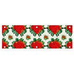 Retro 1880s Flowers Pattern 13 Banner and Sign 6  x 2 