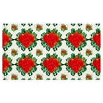 Retro 1880s Flowers Pattern 13 Banner and Sign 7  x 4 