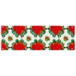 Retro 1880s Flowers Pattern 13 Banner and Sign 9  x 3 