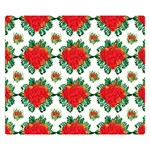 Retro 1880s Flowers Pattern 13 Premium Plush Fleece Blanket (Small)